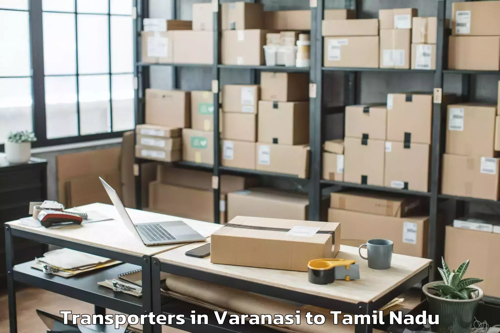 Professional Varanasi to Poonamalle Transporters